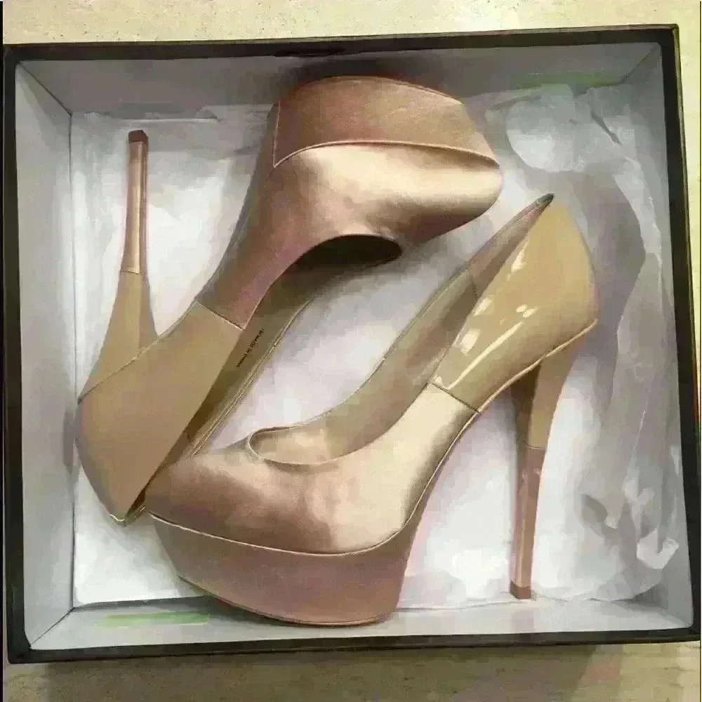 BEBE Satin Heels